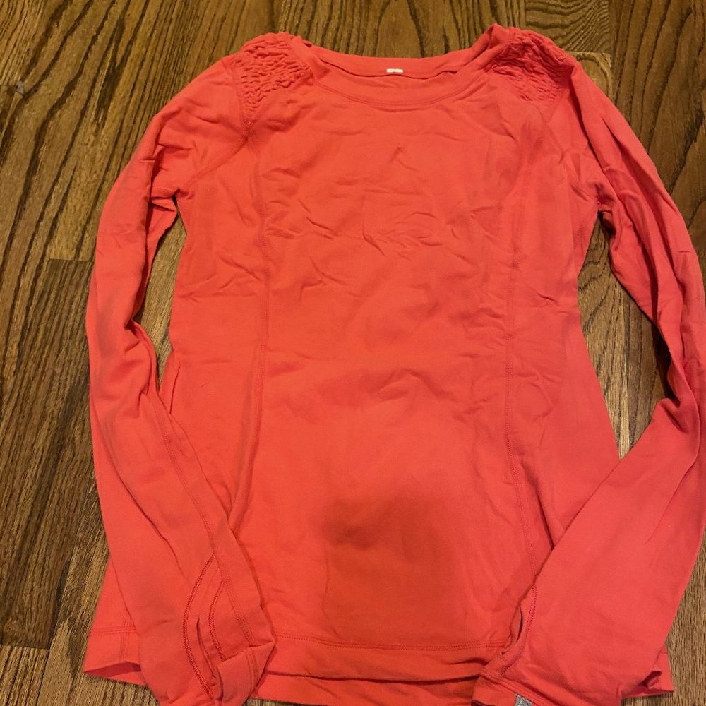 Lululemon RULU Running Top - Bright Orange